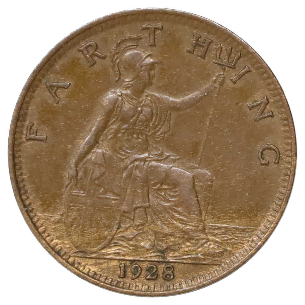Great Britain 1928 Farthing Extra Fine (EF40)