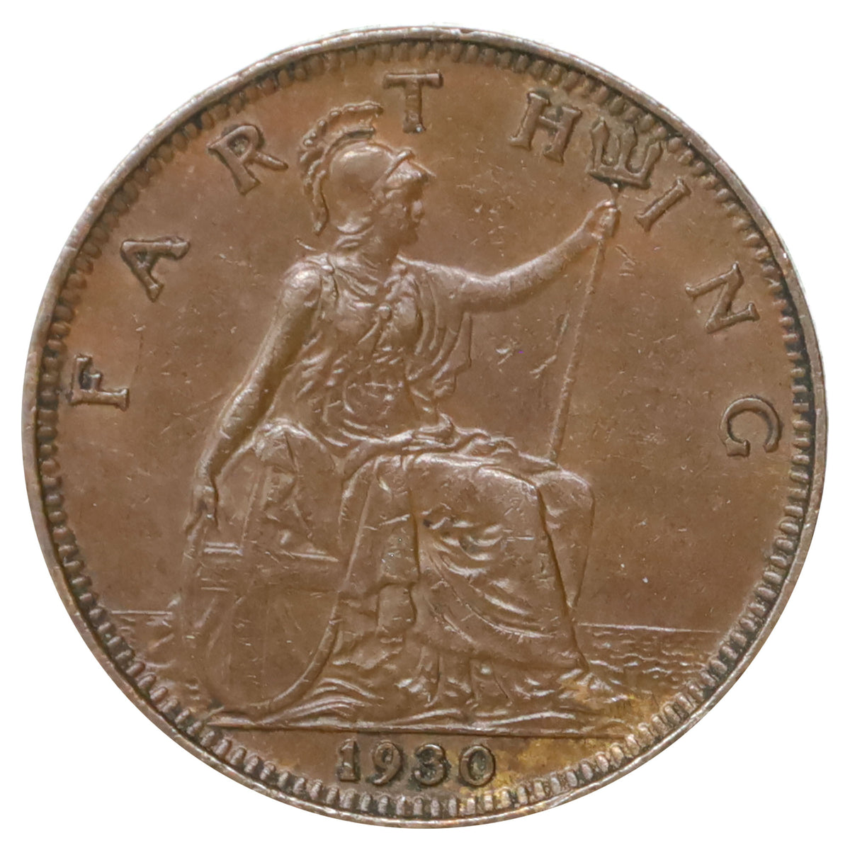 Great Britain 1930 Farthing Extra Fine (EF40)