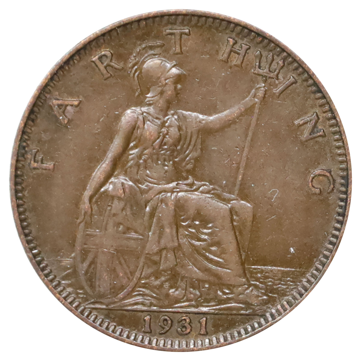 Great Britain 1931 Farthing EF-AU (EF45)