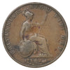 Great Britain 1841 1/2 Penny Fine (F12)