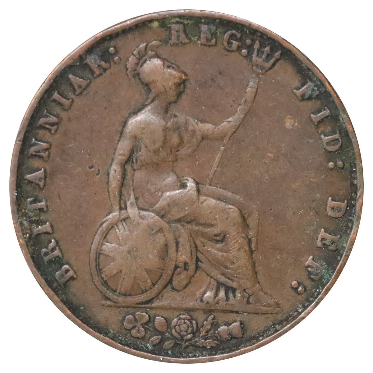 Great Britain 1858 8 Over 6 1/2 Penny Fine (F12)