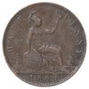 Great Britain 1861 1/2 Penny Very Fine (VF20)