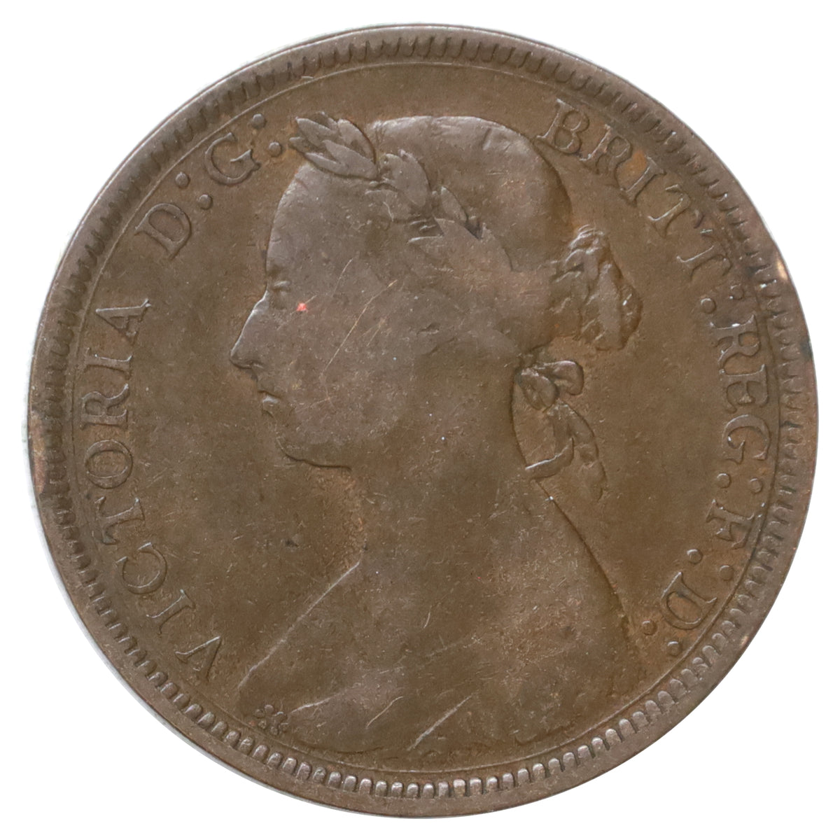 Great Britain 1887 1/2 Penny Fine (F12)