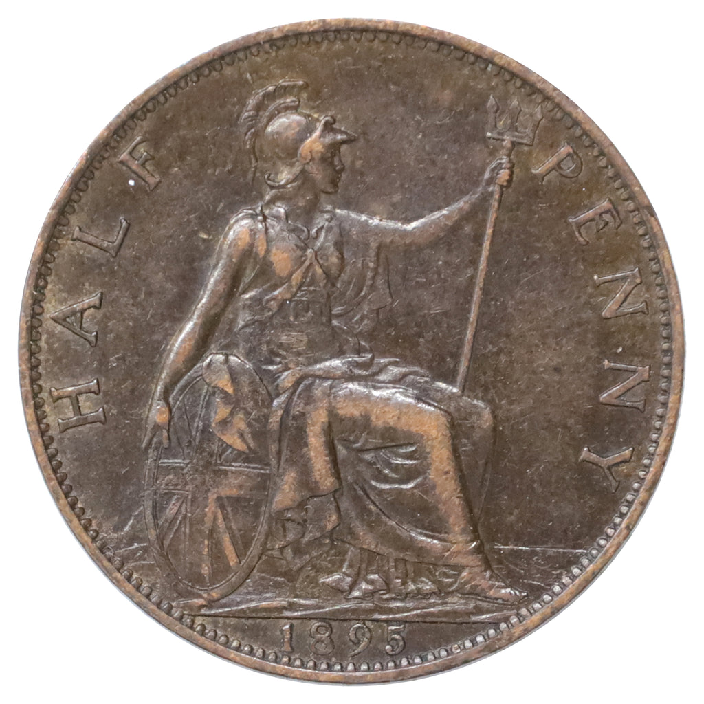 Great Britain 1895 1/2 Penny Extra Fine (EF40)