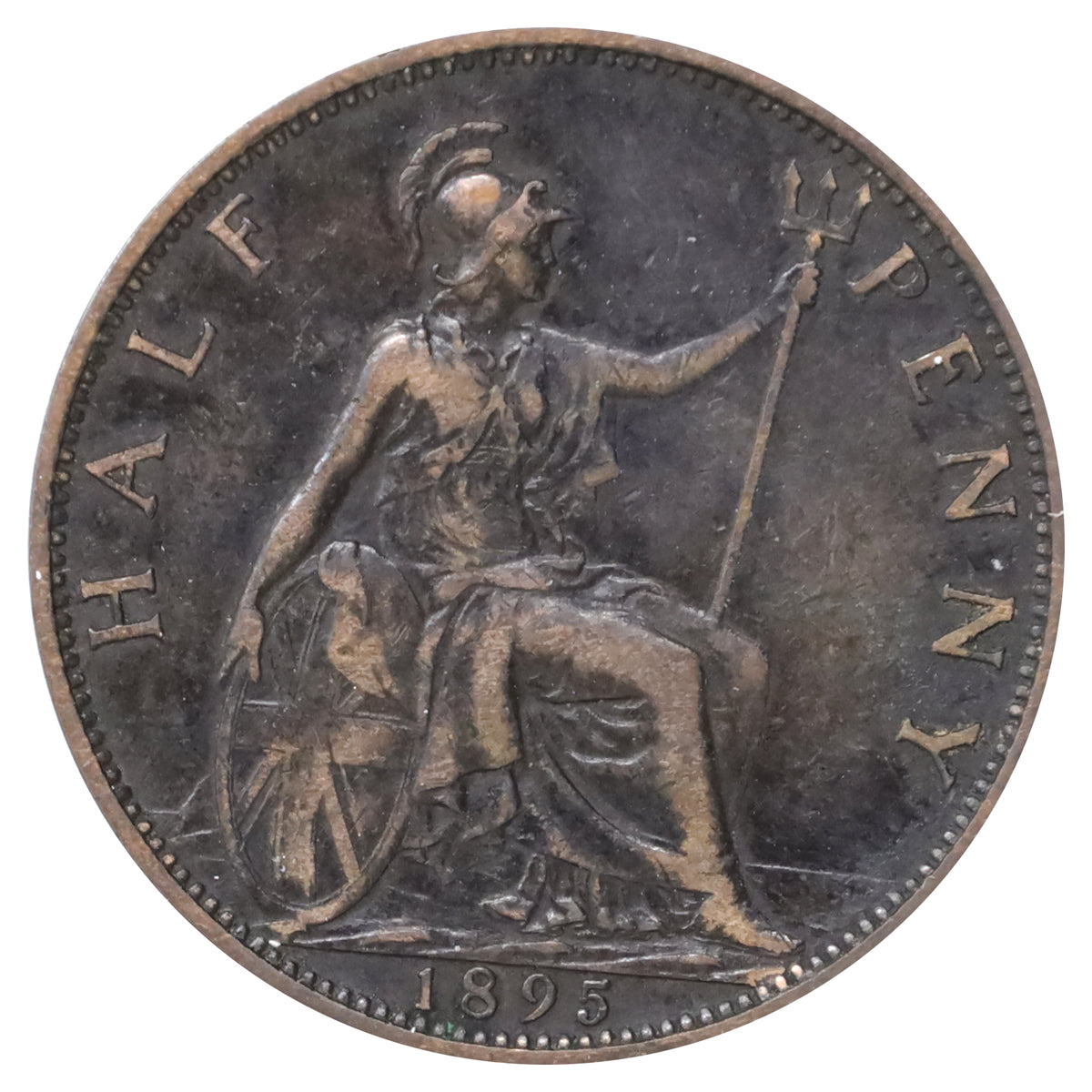 Great Britain 1895 1/2 Penny VF-EF (VF30)