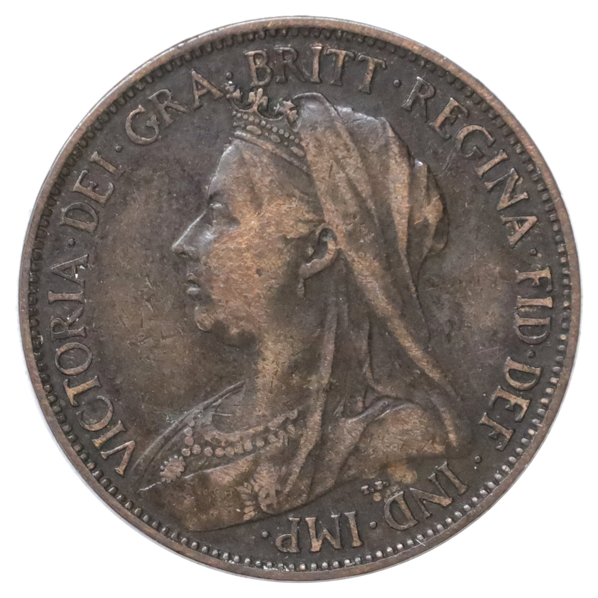 Great Britain 1895 1/2 Penny VF-EF (VF30)