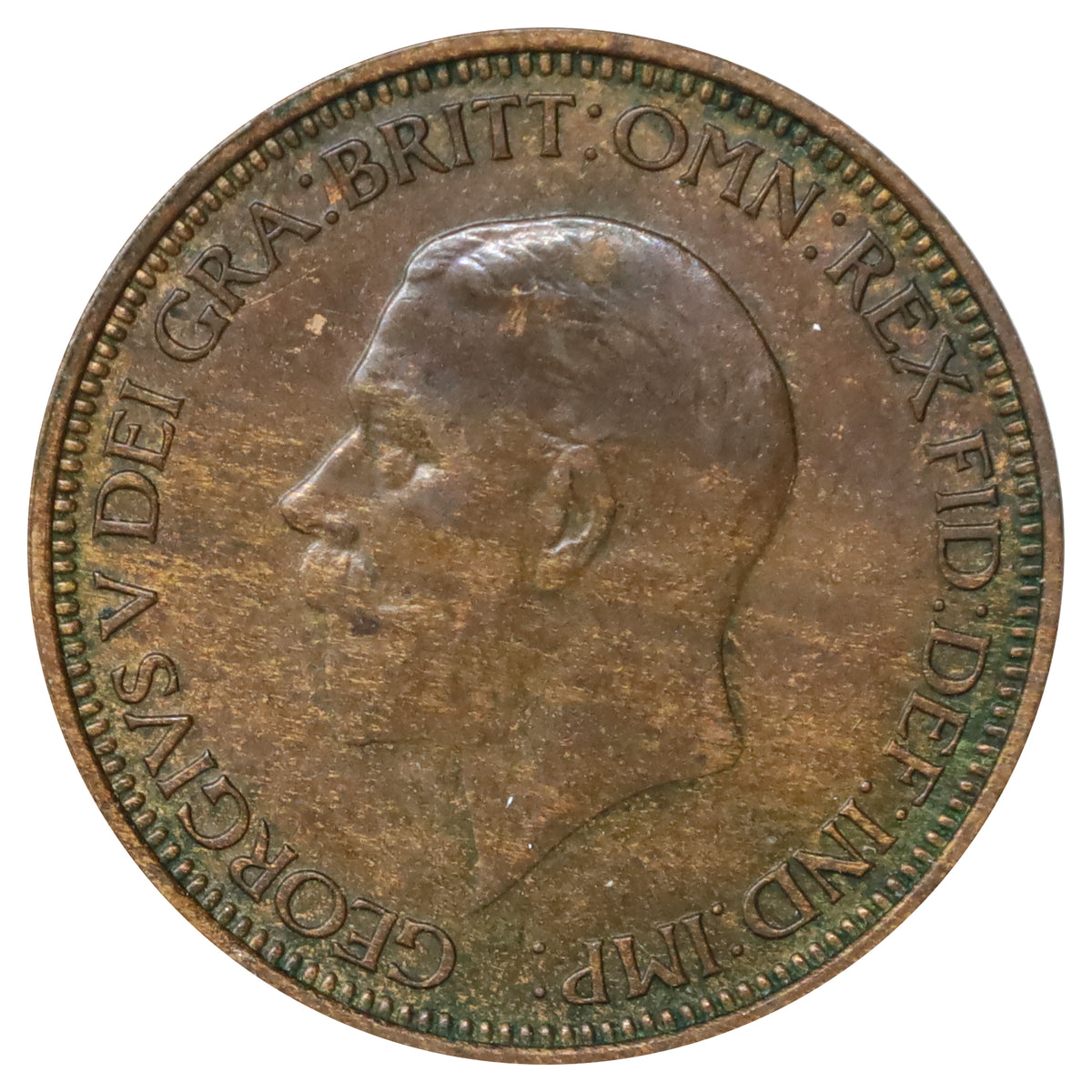Great Britain 1931 1/2 Penny AU-UNC (AU55)