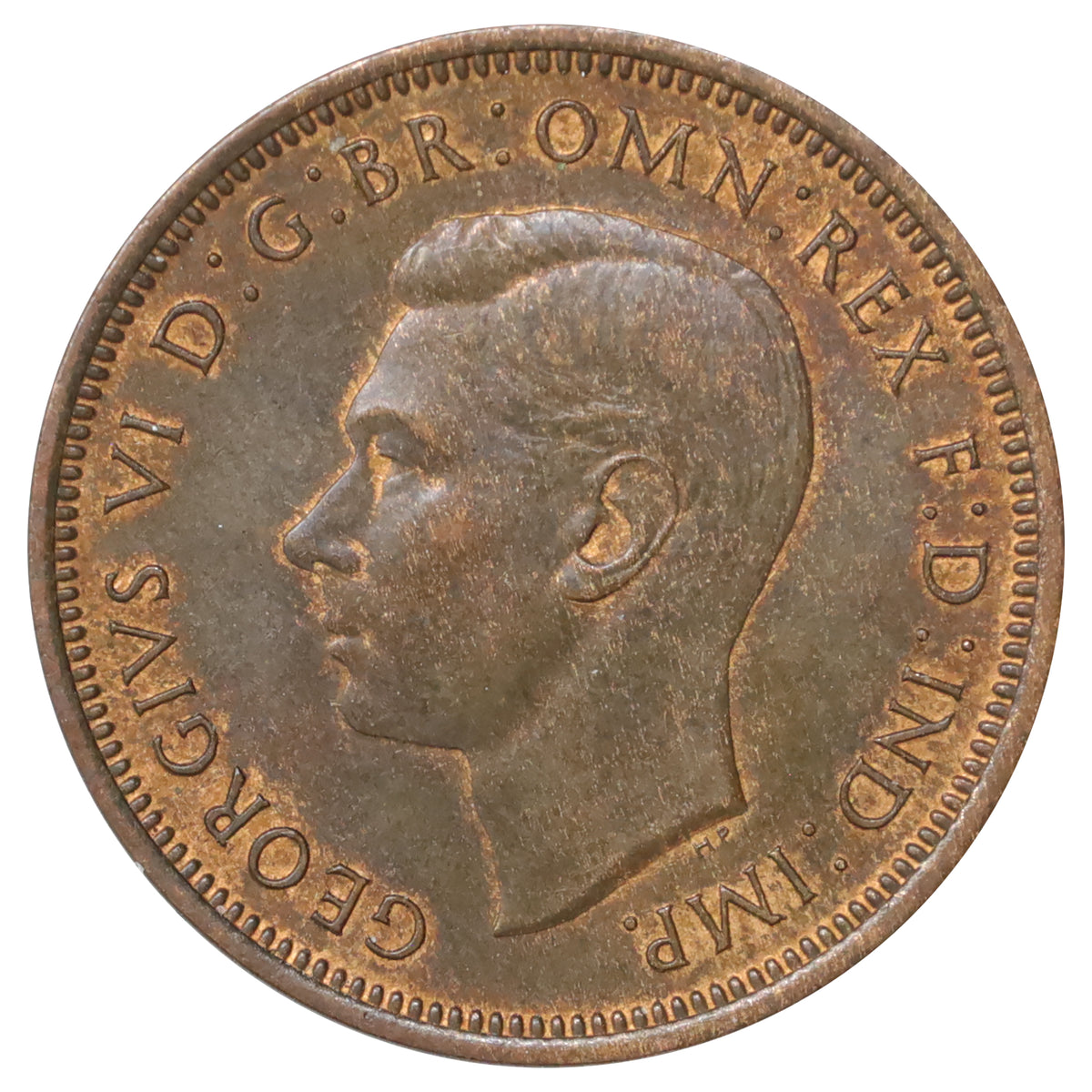 Great Britain 1938 1/2 Penny AU-UNC (AU55)