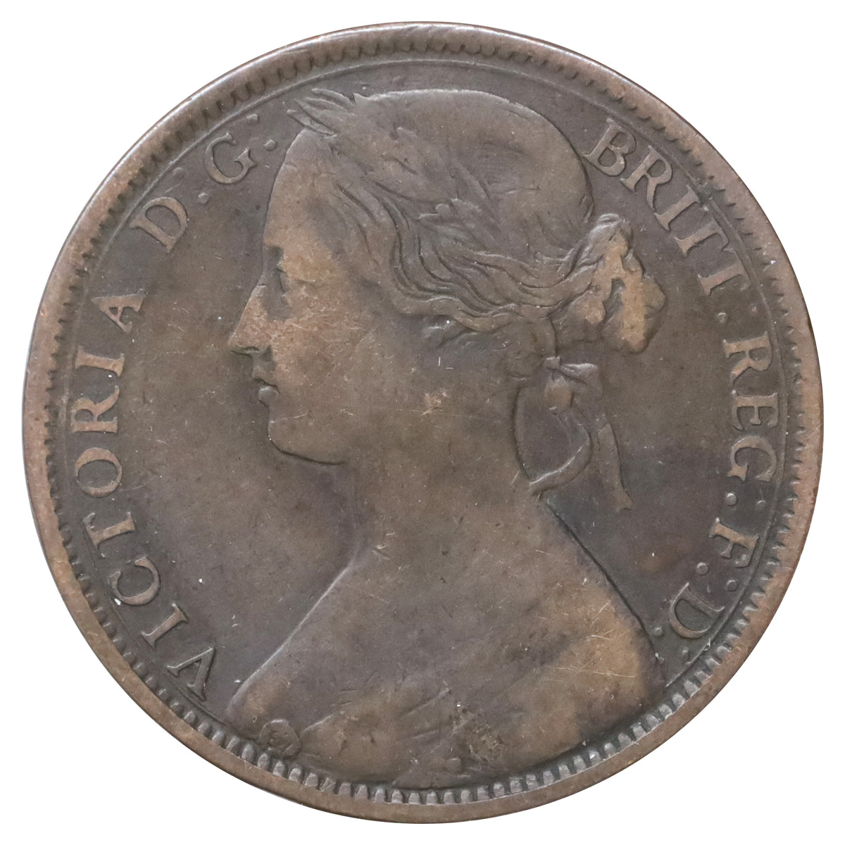 Great Britain 1862 Penny Fine (F12)
