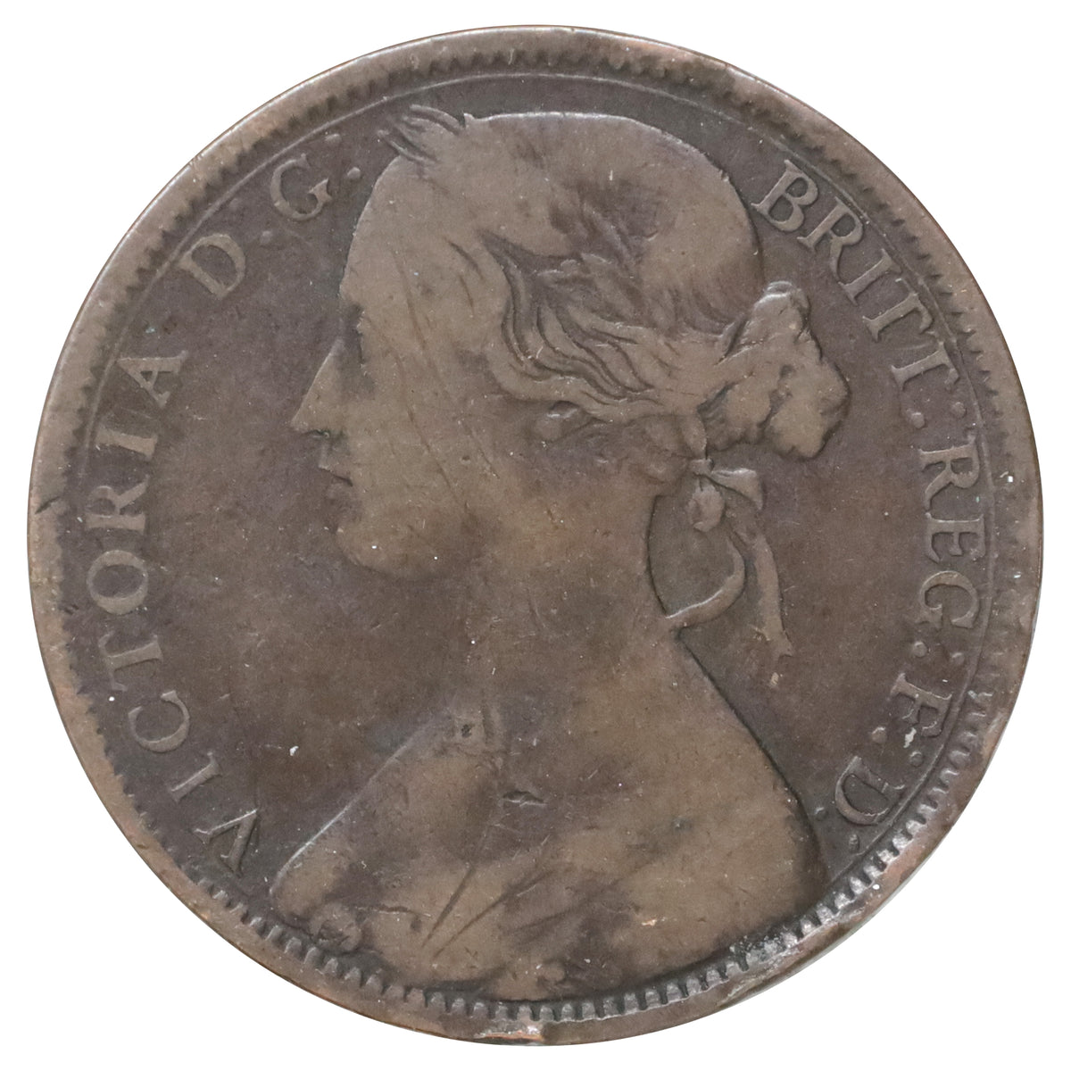 Great Britain 1862 Penny G-VG (G6)