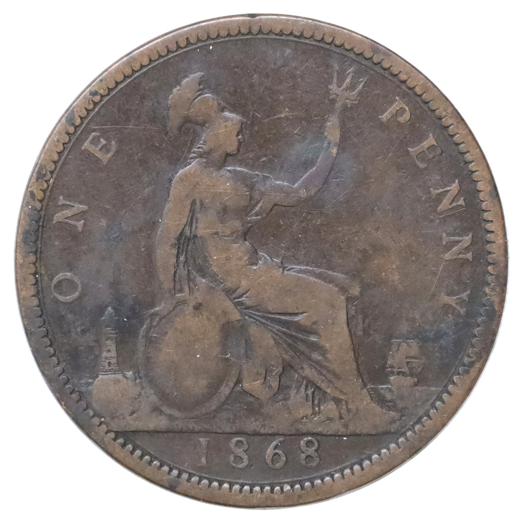 Great Britain 1868 Penny G-VG (G6)