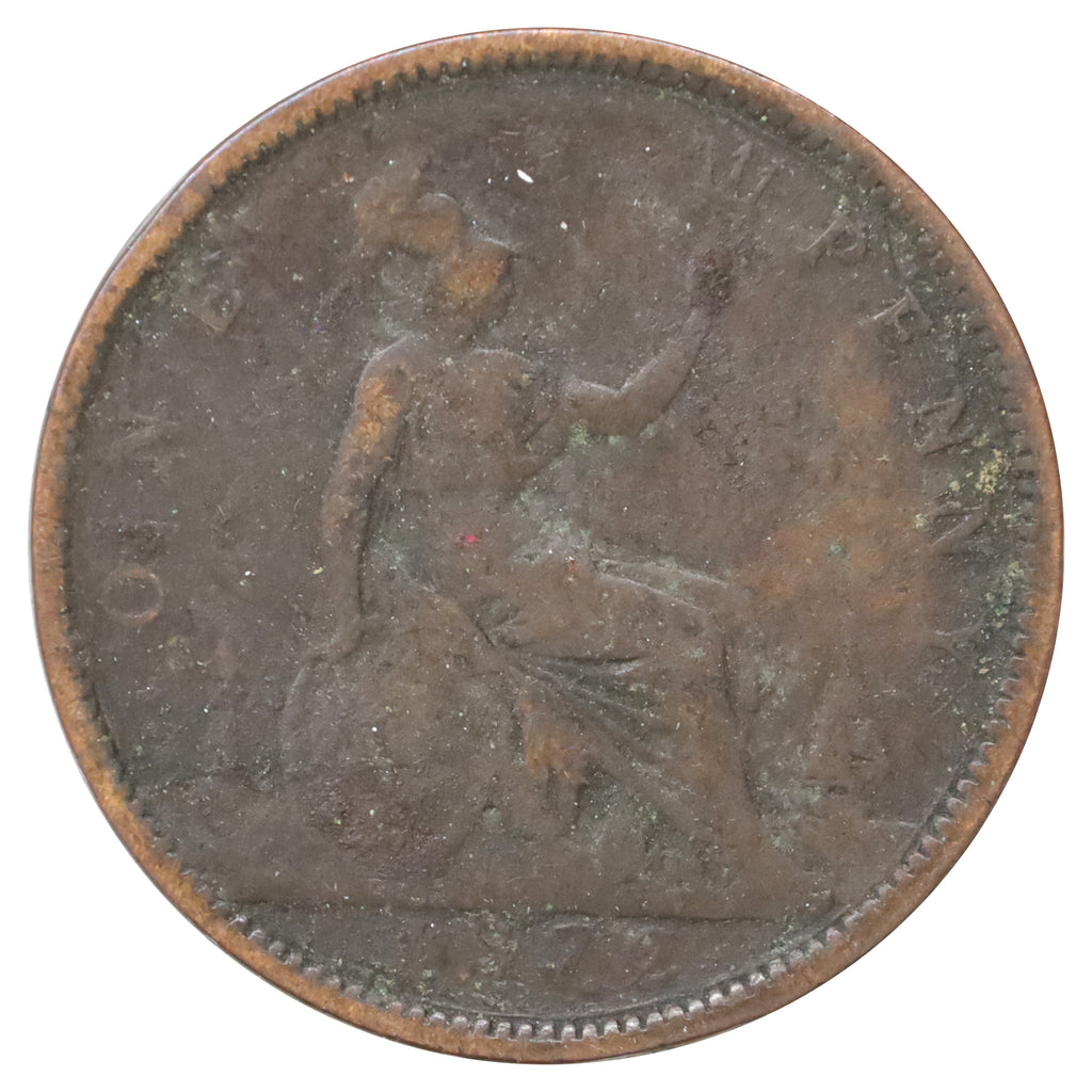 Great Britain 1872 Penny Very Good (VG8)