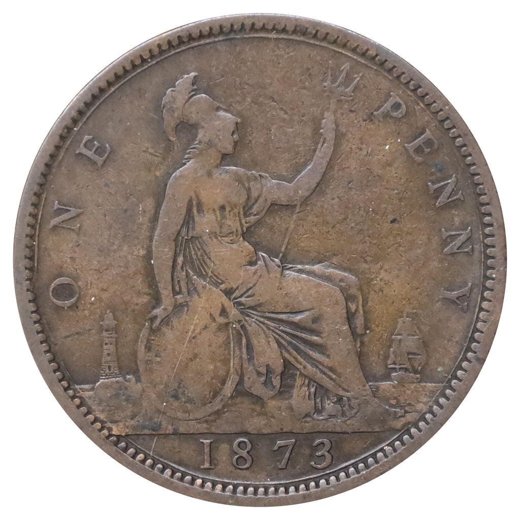 Great Britain 1873 Penny Fine (F12)