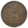 Great Britain 1876H Small Date Penny Very Good (VG8)