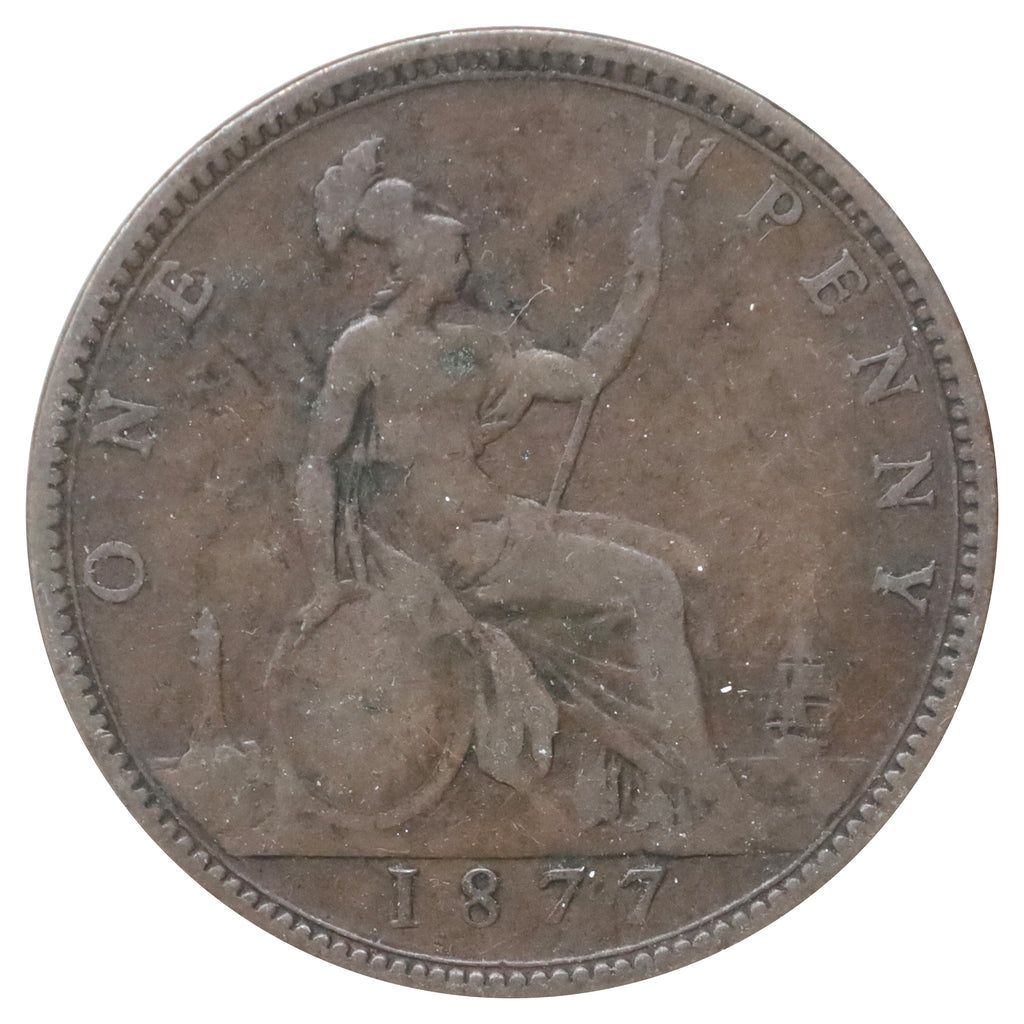 Great Britain 1877 Penny Very Good (VG8)