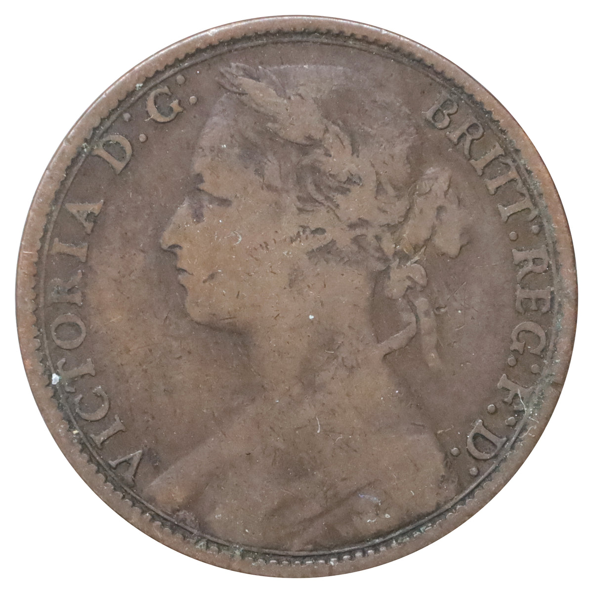 Great Britain 1879 Penny VG-F (VG10)