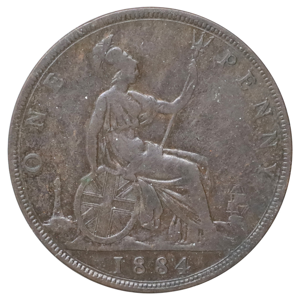 Great Britain 1884 Penny Fine (F12)