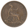 Great Britain 1891 Penny Very Fine (VF20)