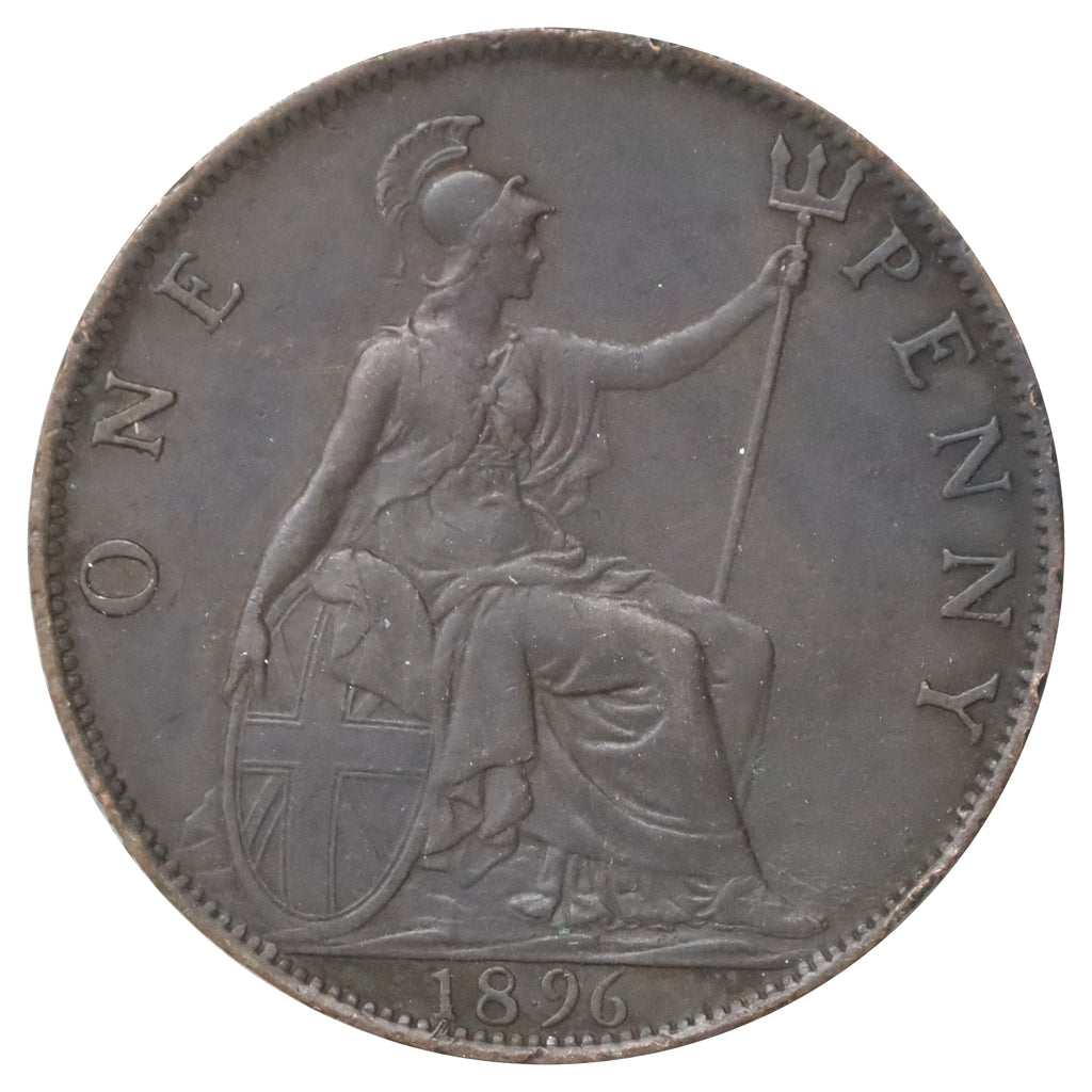 Great Britain 1896 Penny Extra Fine (EF40)