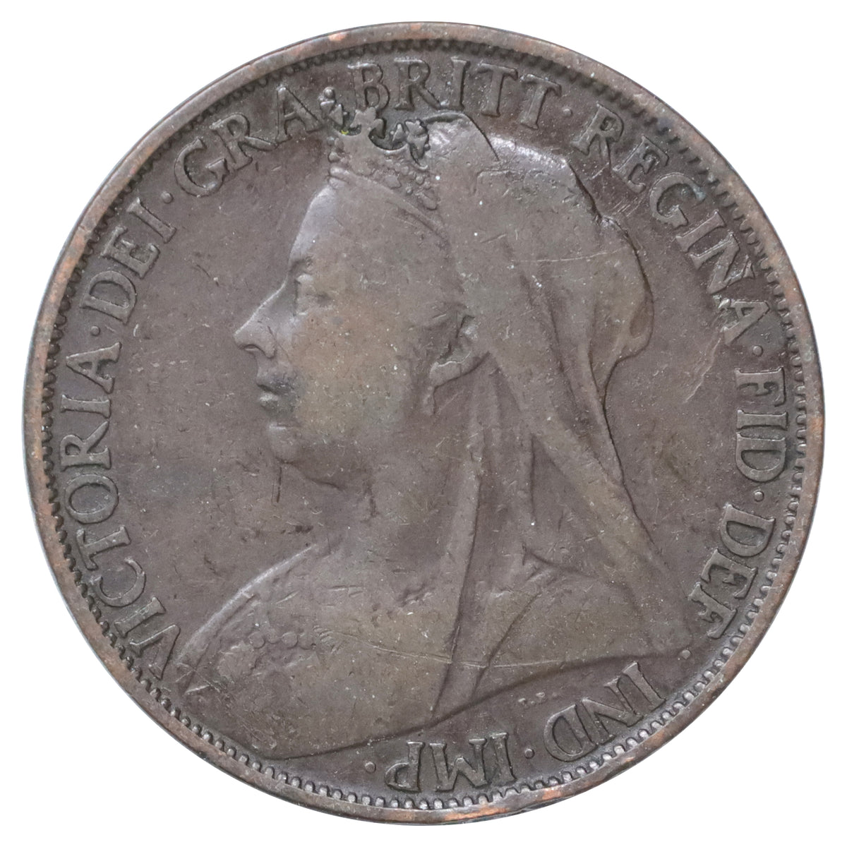 Great Britain 1898 Penny Fine (F12)
