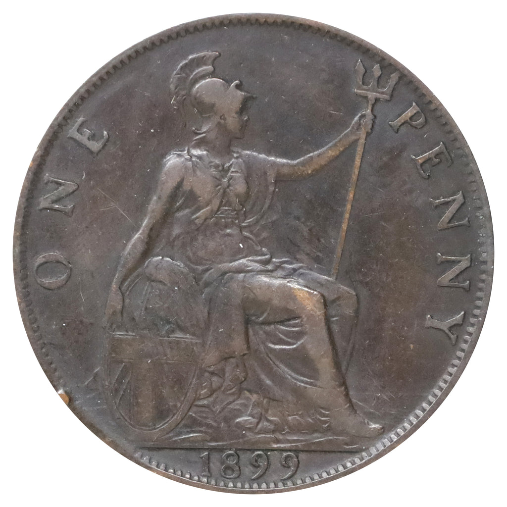 Great Britain 1899 Penny VF-EF (VF30)