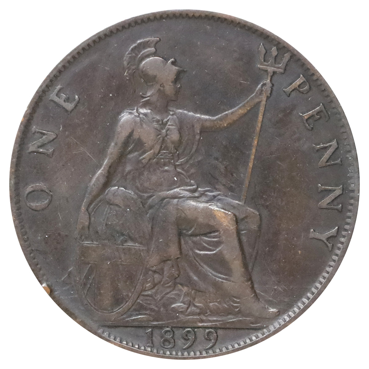 Great Britain 1899 Penny VF-EF (VF30)