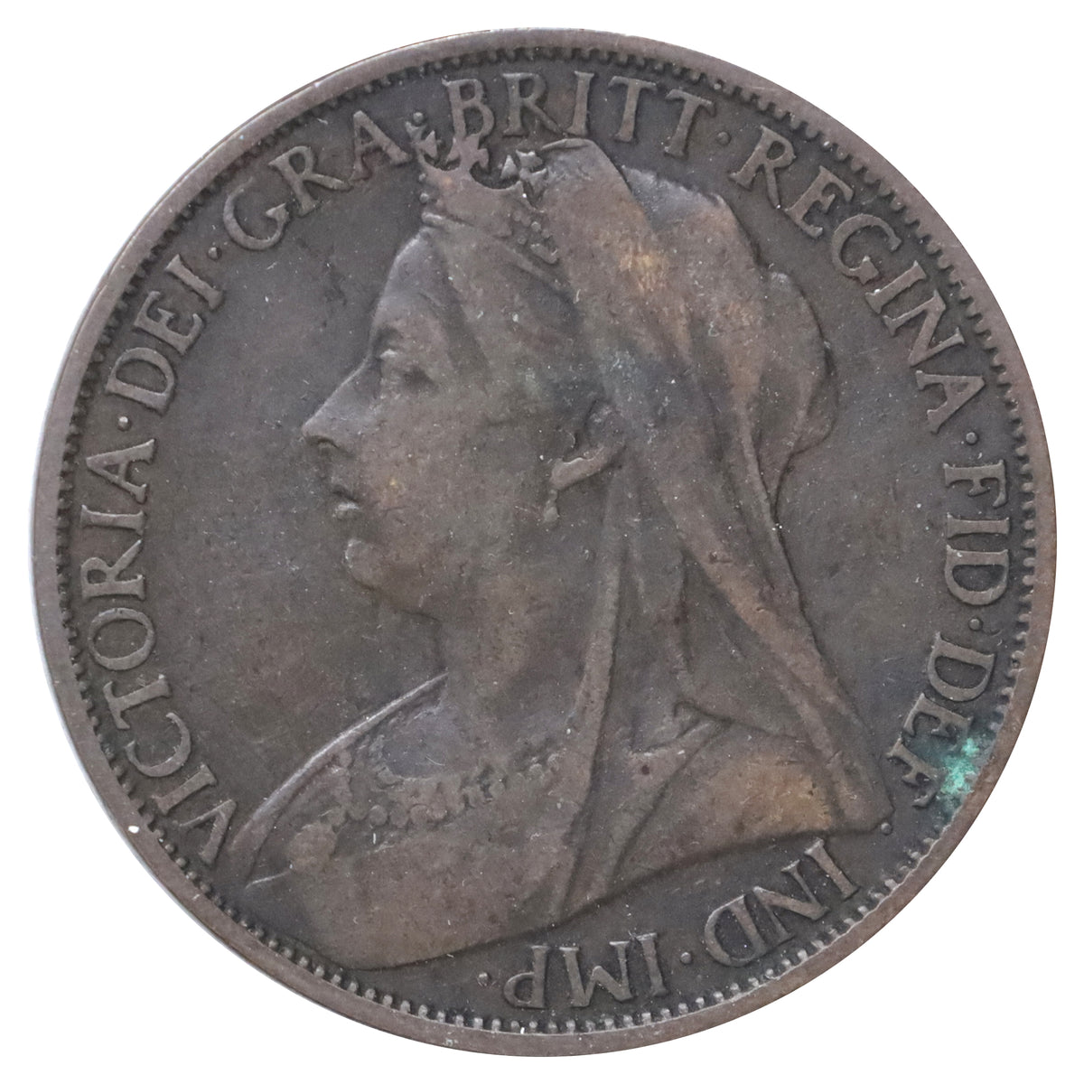 Great Britain 1900 Penny F-VF (F15)
