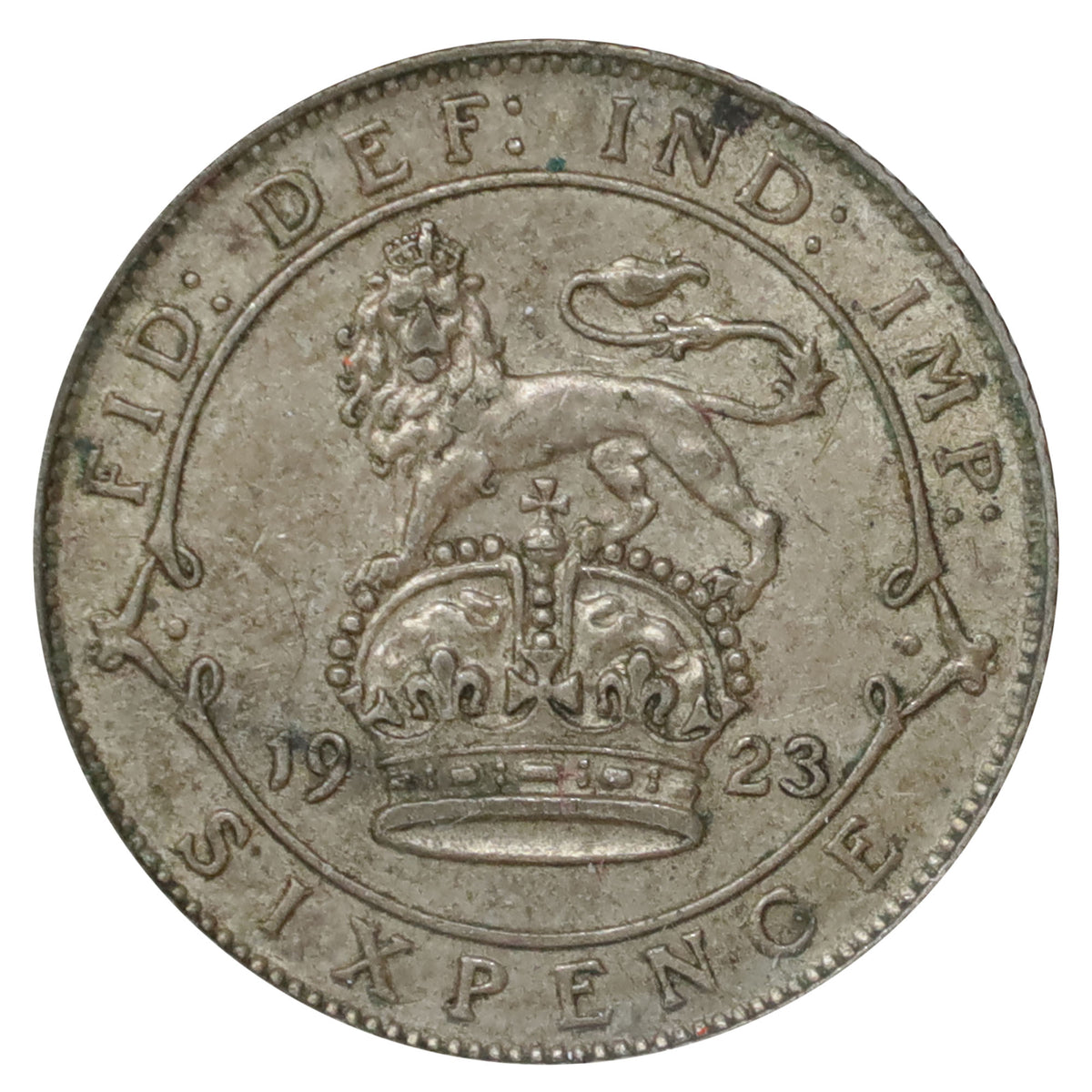 Great Britain 1923 6 Pence Extra Fine (EF40)