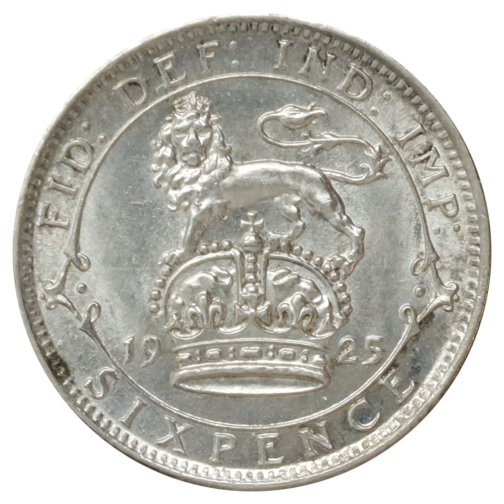 Great Britain 1925 6 Pence Brilliant Uncirculated (MS63)