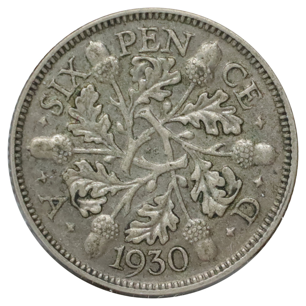 Great Britain 1930 6 Pence Very Fine (VF20)
