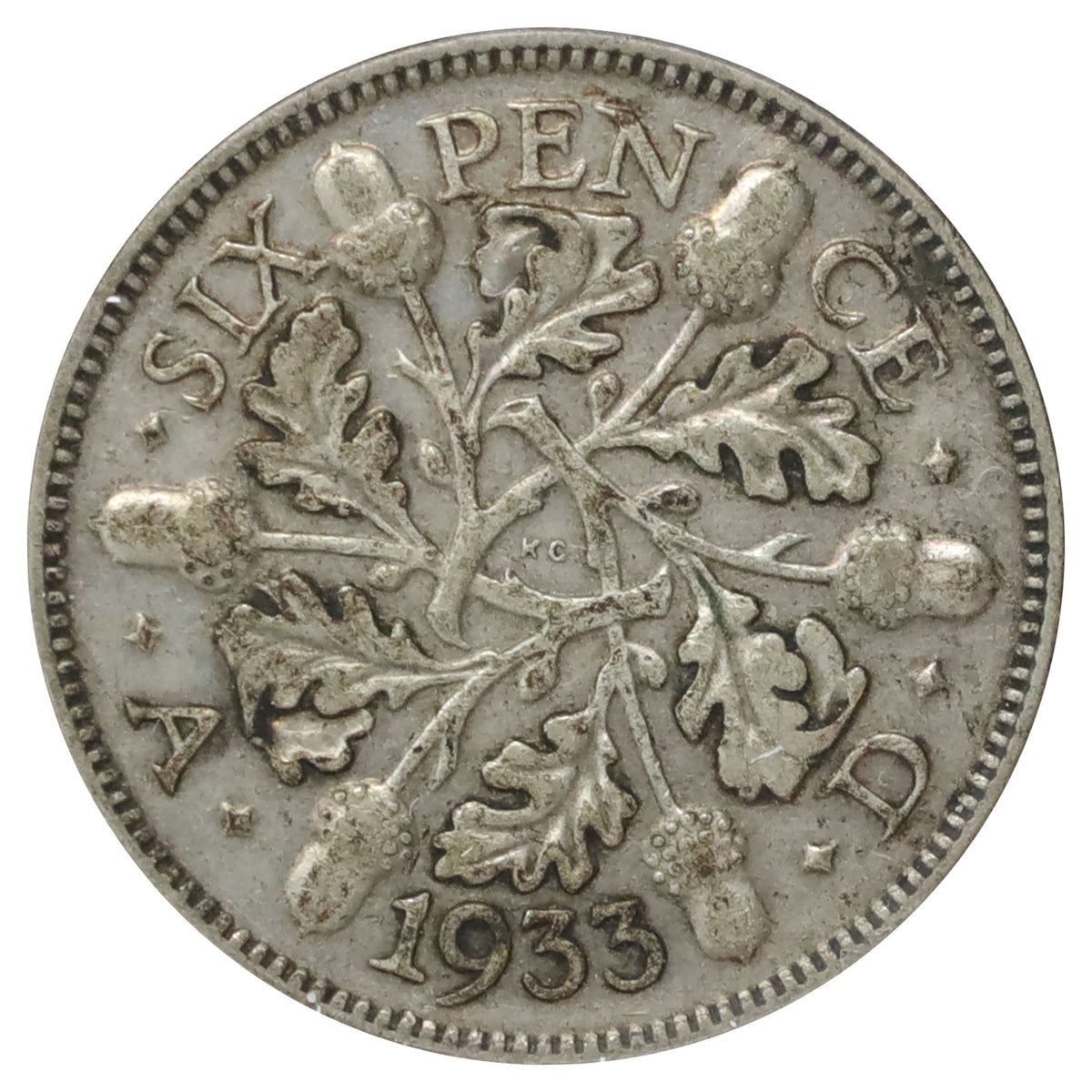 Great Britain 1933 6 Pence Very Fine (VF20)