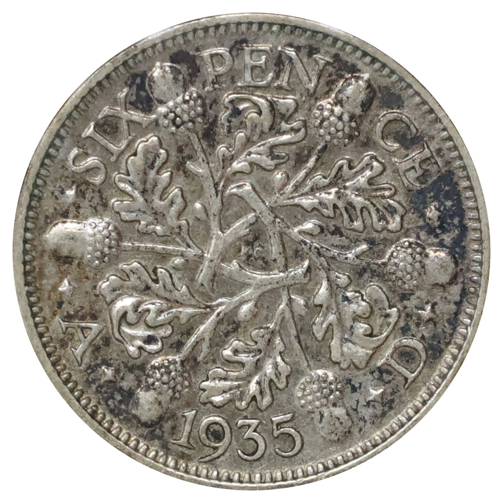 Great Britain 1935 6 Pence Extra Fine (EF40)