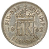 Great Britain 1942 6 Pence Extra Fine (EF40)