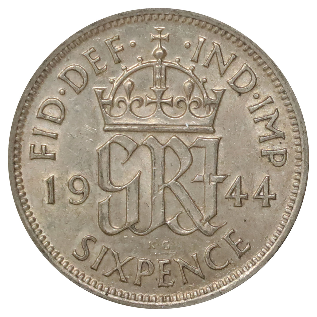 Great Britain 1944 6 Pence Extra Fine (EF40)