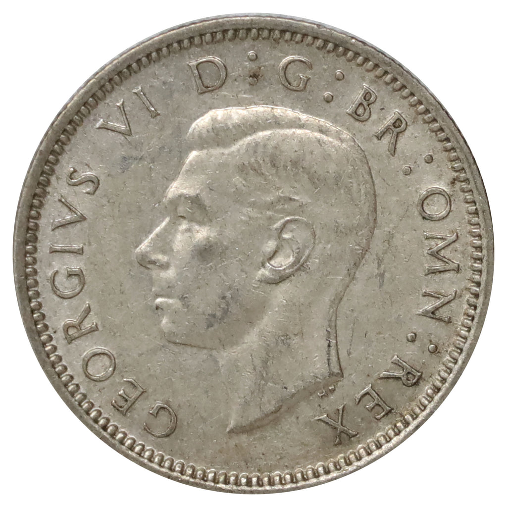 Great Britain 1944 6 Pence Extra Fine (EF40)