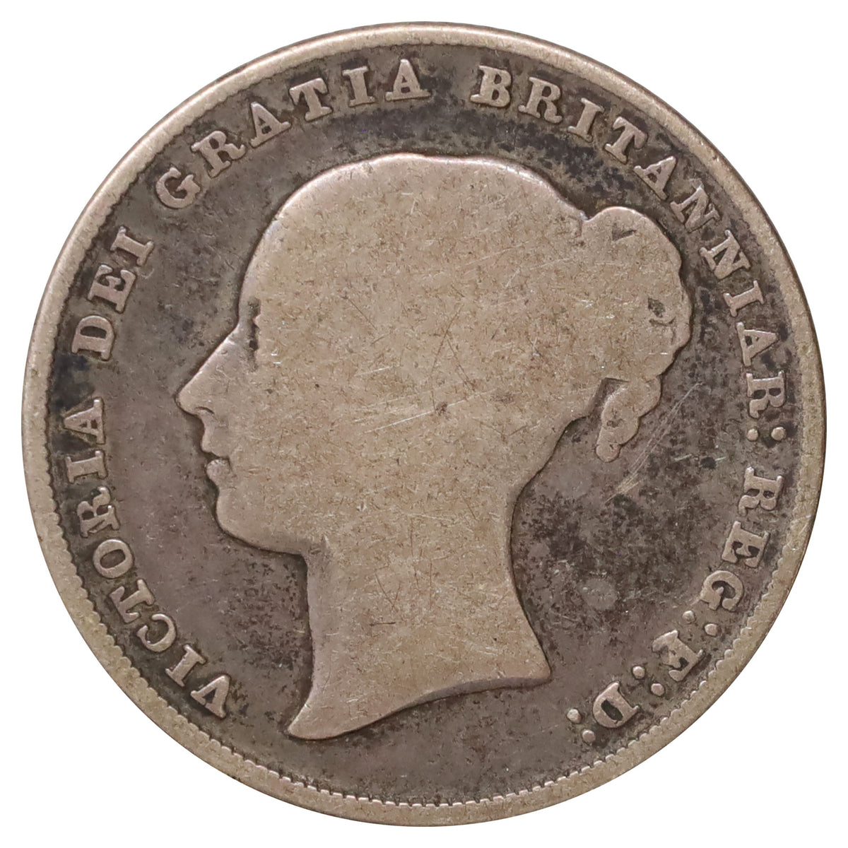 Great Britain 1844 Shilling Good (G4)