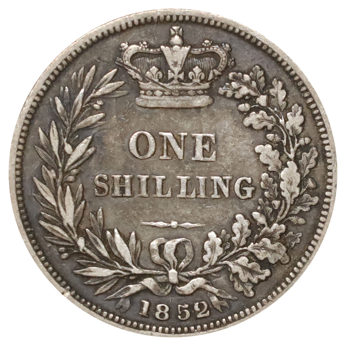 Great Britain 1852 Shilling F-VF (F15)