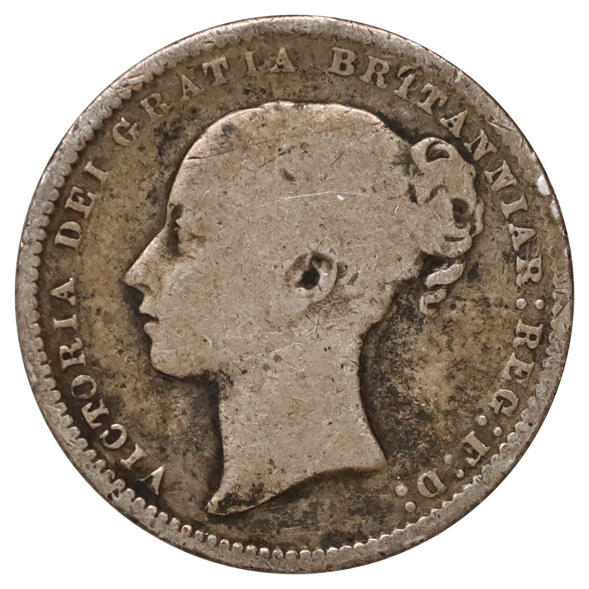 Great Britain 1872 Die #50 Shilling Good (G4)