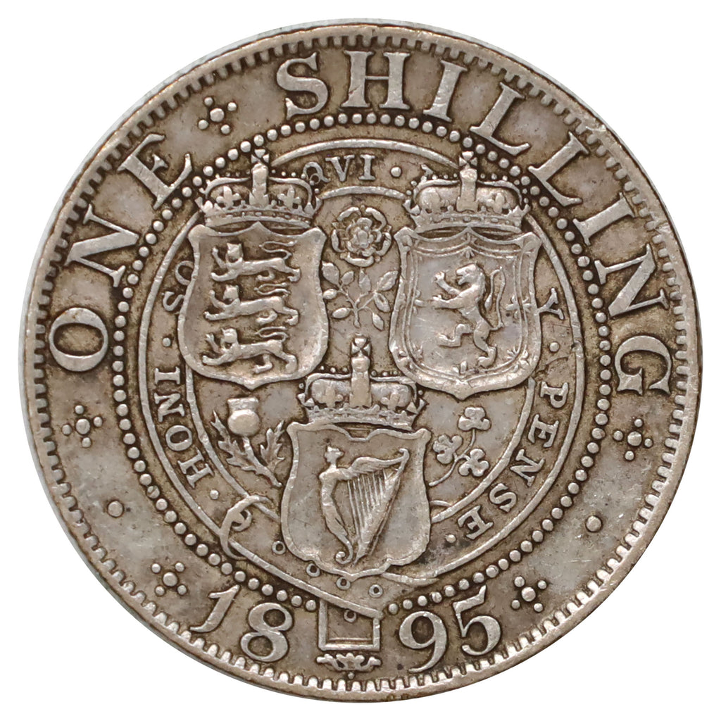 Great Britain 1895 Shilling Extra Fine (EF40)
