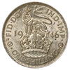 Great Britain 1946 English Crest Shilling Almost Uncirculated (AU50)