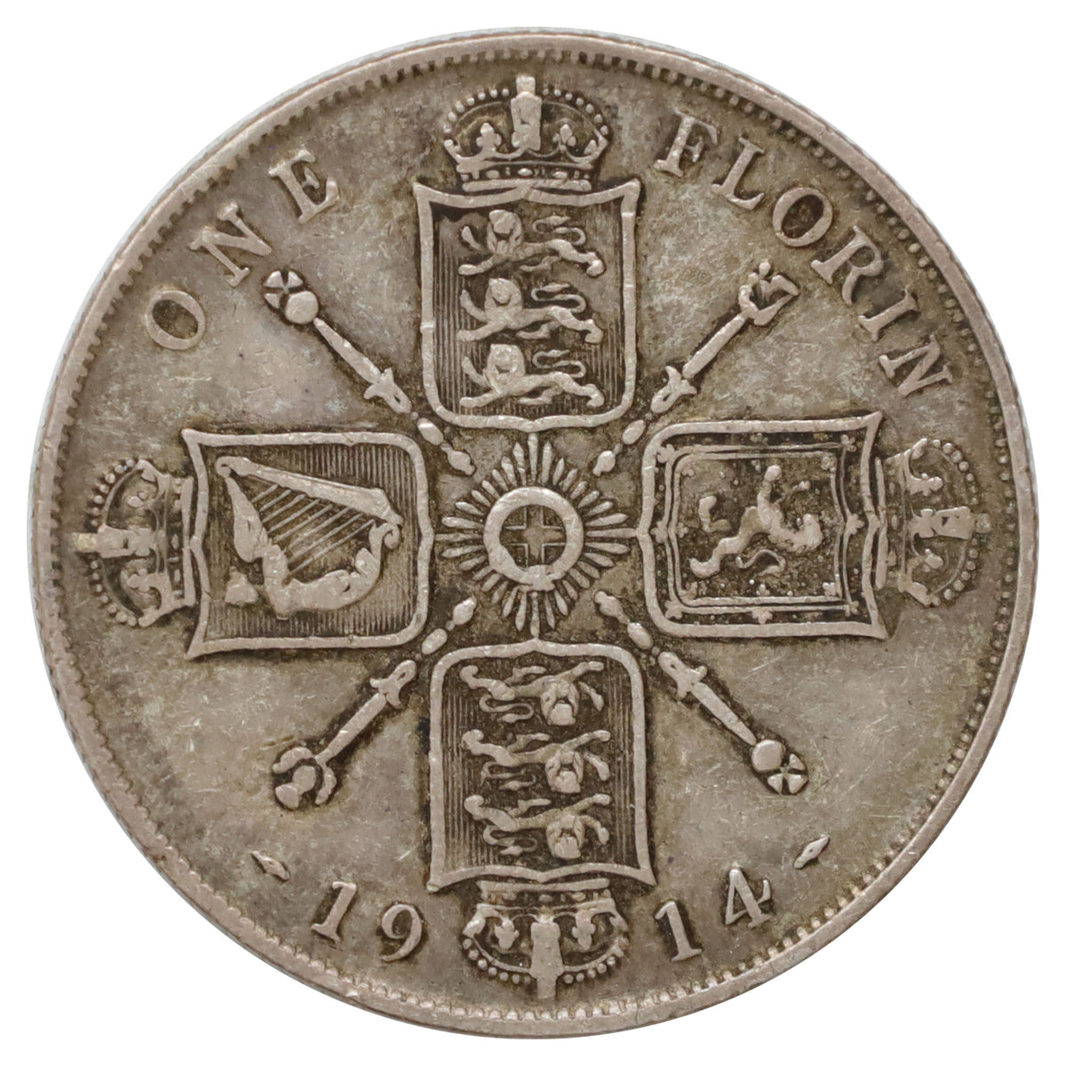 Great Britain 1914 Florin Fine (F12)