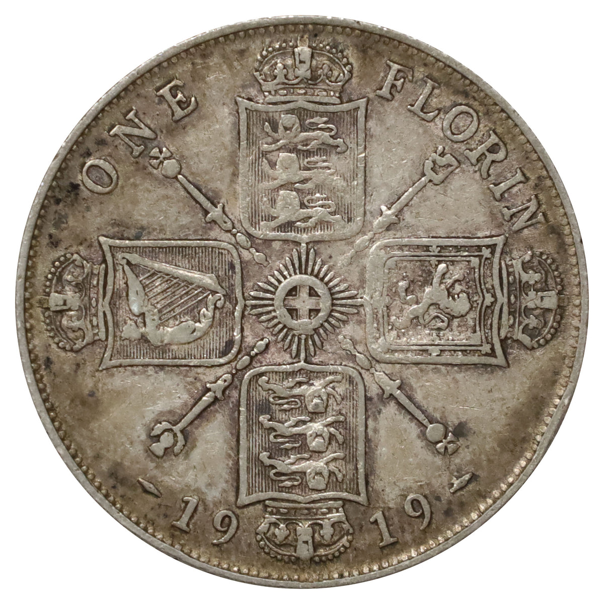 Great Britain 1919 Florin Fine (F12)