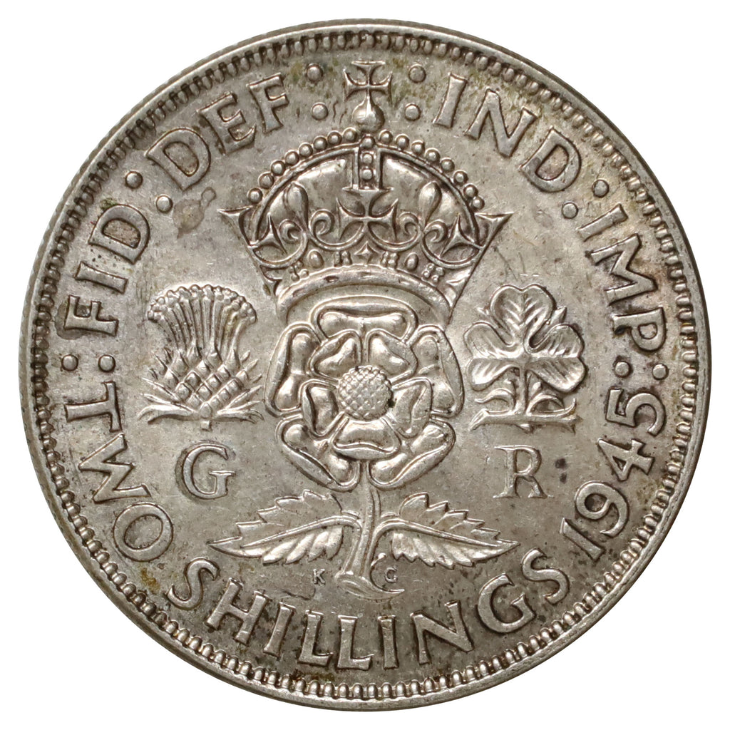 Great Britain 1945 Florin Extra Fine (EF40)