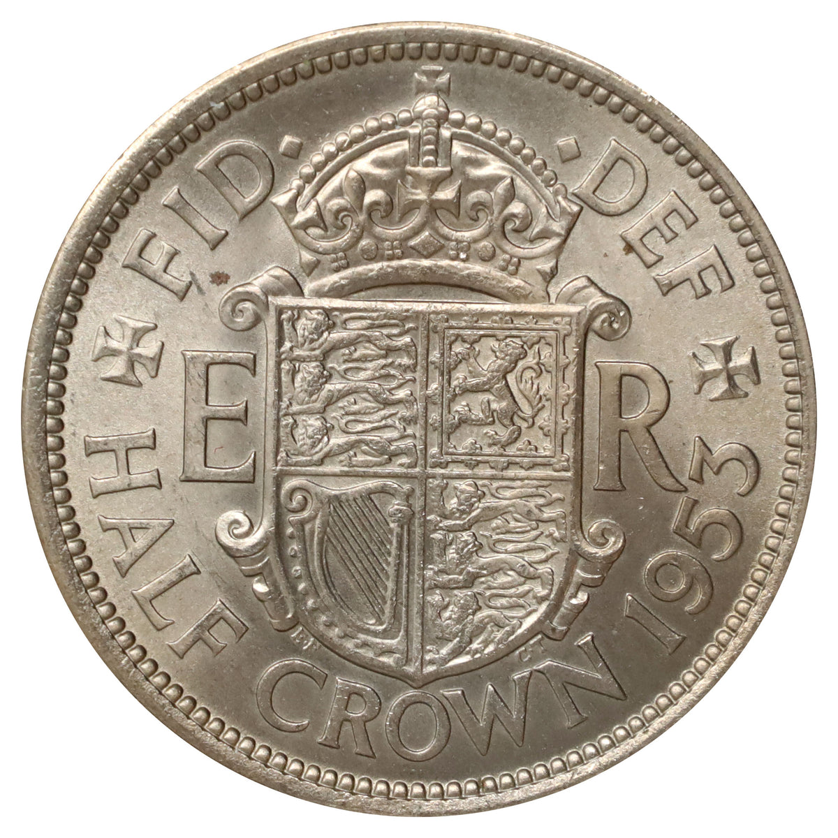 Great Britain 1953 1/2 Crown Uncirculated (MS60)