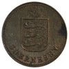 Guernsey 1918H 2 Doubles Uncirculated (MS60)