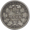 German Empire 1906J 1/2 Mark Very Fine (VF20)