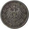 German Empire 1906J 1/2 Mark Very Fine (VF20)