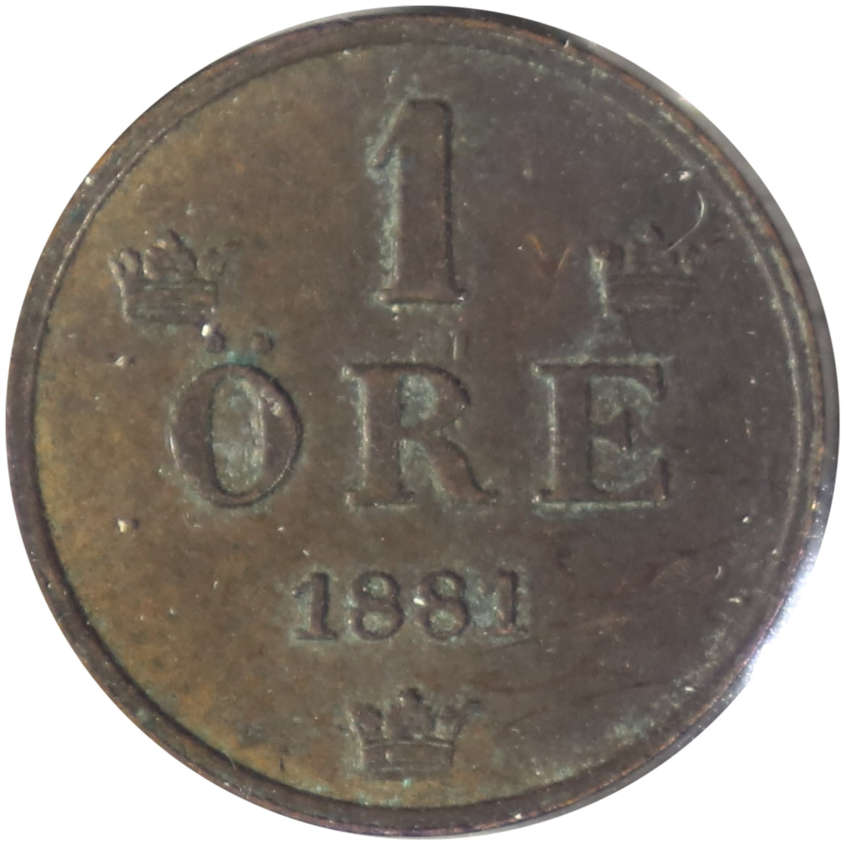 Sweden 1881 Ore EF-AU (EF45)