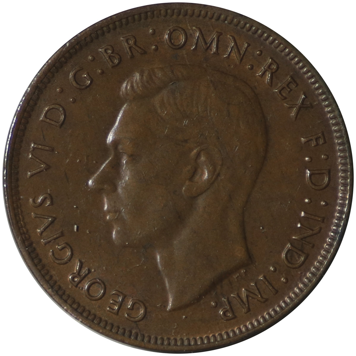 Australia 1943P Penny UNC+ (MS-62) $