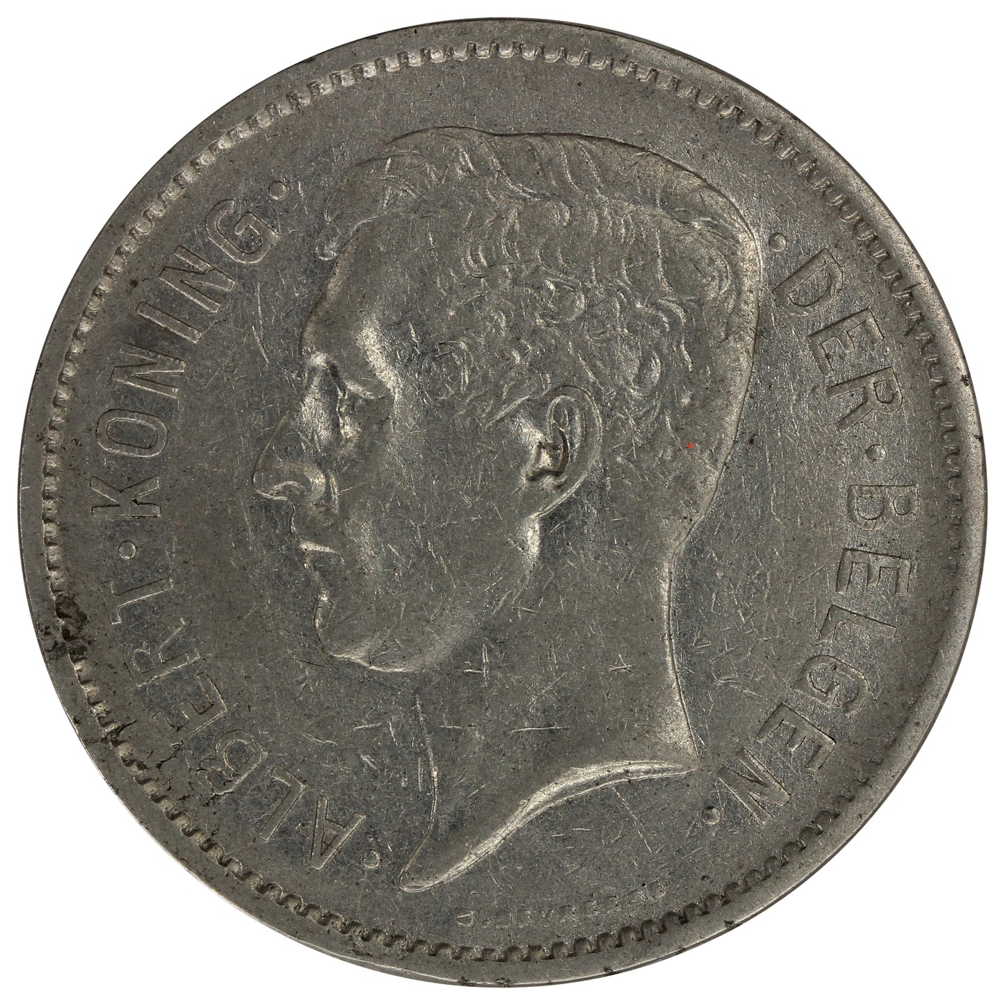 Belgium 1931 Dutch 5 Francs Extra Fine (EF40)